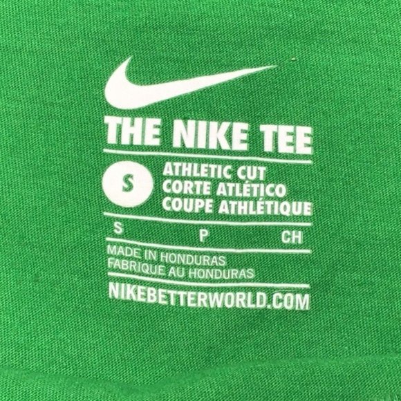 Nike Oregon Ducks Sz. Small Green Short Sleeve Tee - Picture 2 of 4